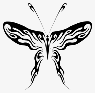 Butterfly Drawings Black And White 27, Buy Clip Art - Dibujos De Mariposas Artisticas
