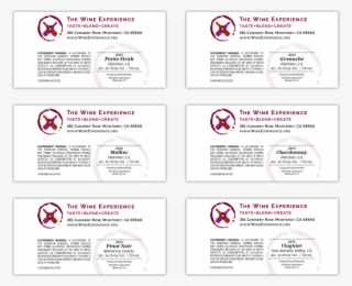 Ttb Approved Bottle Labels For Non Blended Wine - Minecraft