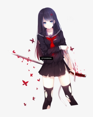 Anime Girl - Anime Girl With Blade