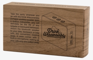 Drink Wisconsinbly Portable Bluetooth Speaker - Drink Wisconsinbly