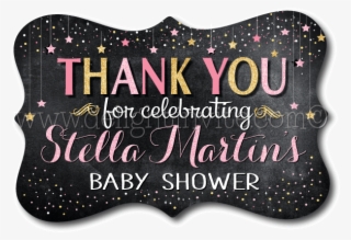 Twinkle Twinkle Little Star Baby Shower Favor Tags - Baby Shower
