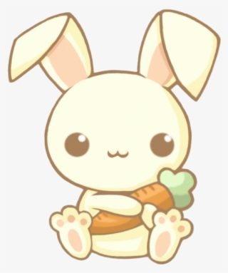 Aqui Les Dejo Pngs Kawaii 100% Echos Por Mi Tienen - Bunny Holding A Carrot