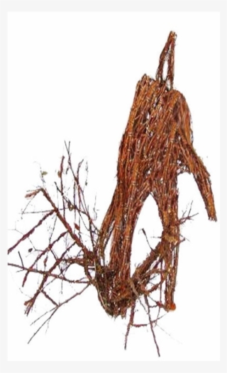 Grazing Winged Elm Deer 32" - Christmas Day