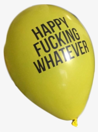 Png Sticker No Background Overlay Balloon Quote Yellow - Overlays Transparent Yellow Tumblr Png