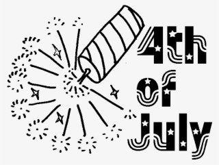 Of July Clipart Black And White Clip Art Jpg Clipartmag - Fourth Of July Black And White