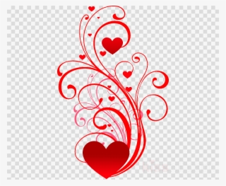 Arabesque Clip Art - Arabesco Preto Coração Png