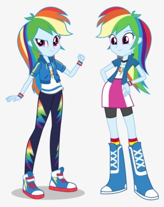 Mewtwo-ex, Boots, Clothes, Comparison, Compression - My Little Pony Rainbows Equestria Girls