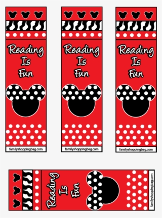 Mickey Mouse Printable Coloring Pages And Invitations - Separador De Libros De Mickey