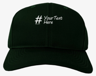 Hashtag Adult Dark Baseball Cap