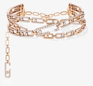 Move High Jewelry Addiction Half Pavé Choker - Messika Gigi Hadid Collection