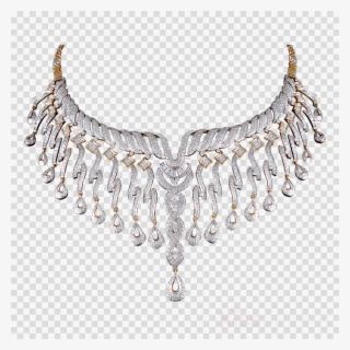 Transparent Diamond Necklace Png