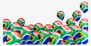 Illustration Of Flag Of South Africa - South Africa Flag Balloon