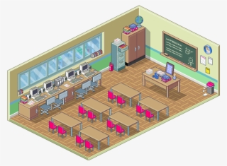 Army Of Trolls - Pixel Art School Room