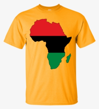 Pan Africa Flag And Continent Outline - Grey Map Of Africa