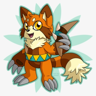 Commission For @taurustiger86 Of Their Digimon, Shifumon - Cartoon