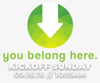 You Belong Here Kickoff 2018 Logo Website Banner - Greenfield Natural Kitchen Logo