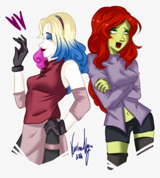 Harley Quinn And Poison Ivy Like Sakura And Karin By - Sakura Haruno Harley Quinn