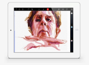 It Allows You To Paint True Watercolor - Tablet Computer