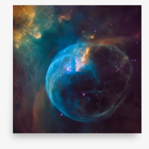 Bubble Nebula - Ngc - Bubble Nebula Real Color