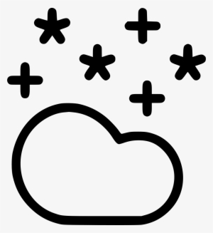 Cloud Cloudy Night Star Stars Comments - Cross