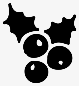 Holly Leaf With Berries Vector - Leaf