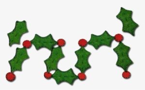 A Holly Garland Is A Great Decoration For The Christmas - Garland