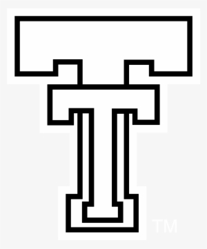 Texas Tech Red Raiders Logo Black And White - Texas Tech Double T Logo Svg