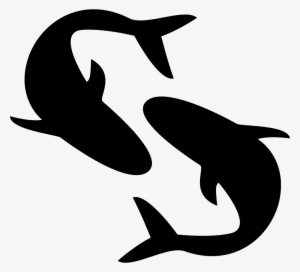 Pisces Astrological Sign Symbol Of Two Fishes Comments - Pisces Icon