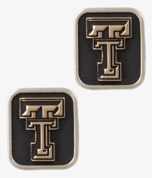 Texas Tech University Gold And Silver Cufflinks - Silver