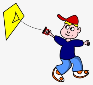 Kite Drawing Child Cartoon - Fly A Kite Cartoon