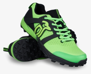 Kookaburra Ricochet Junior Hockey Shoes 18/19 - Hypervenom Verdi E Nere Calcetto