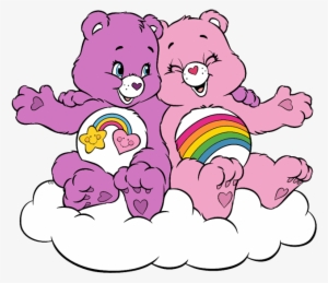 Best Friend Clipart Group Clipart Royalty Free Library - Pink And Purple Care Bear