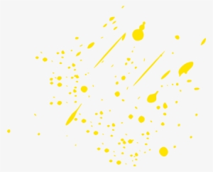 Yellow Paint Splatter Png