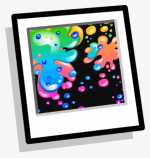 Neon Paint Splatter Bg - Paint Splatter Background