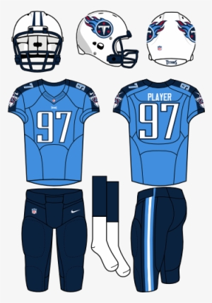 Tennessee Titans Uniform - Baltimore Ravens Home Uniform