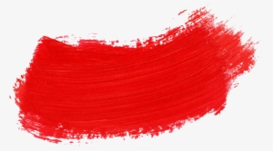 Paint Brush Png Image With Transparent Background - Red Paint Brush Stroke
