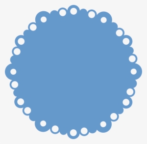Clipart Freeuse Library Bubble Scalloped Circle And - Cute Circle Frames Png