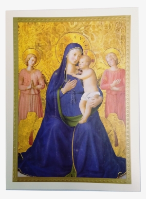 Madonna & Child Icon Embossed Mass Card Christmas Box - Barton Cotton-madonna Icon Christmas Greeting Card