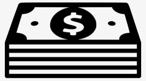 Png Freeuse Stock Cash Png Icon Free Download Onlinewebfonts - Stack Of Cash Black And White