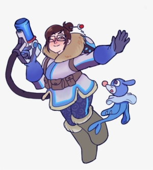 Overwatch Cartoon Fictional Character Vertebrate Hand - Overwatch Mei Transparent