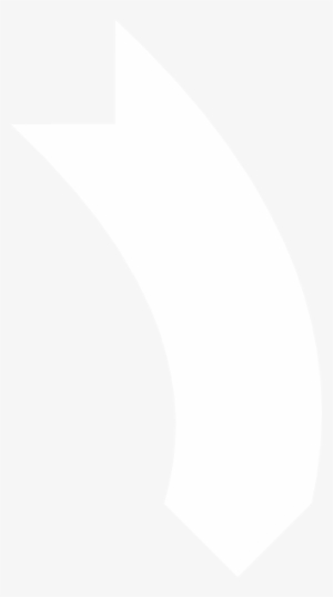 Curved White Arrow Png Clip Black And White Stock - Bent Arrow White Png