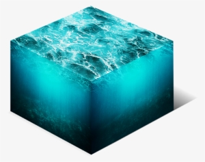 Isometric Water Cube 3d Cross Section Png Stock Photo - Water Cube Texture
