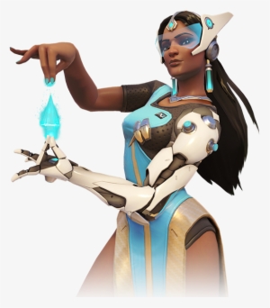 Charge/leap Into The Middle Of The Entire Enemy Team - Overwatch Symmetra Png