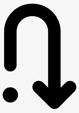 Returning Down Curved Arrow From One Point Comments - Portable Network Graphics
