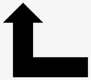 Left Black Arrow Pointing Up Clipart - Up And Right Arrow