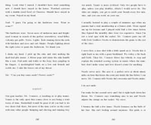 Look What I Started - Tennis