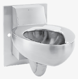 Toilet Fixtures - Stainless Wall Mounted Toilet