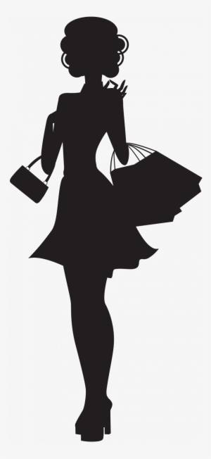Woman Shopping Silhouette Png