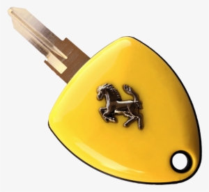 Klassik Yellow Double-sided Enzo Style Key For Ferrari - Ferrari Car Keys
