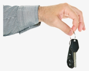 Hand With Car Key Png